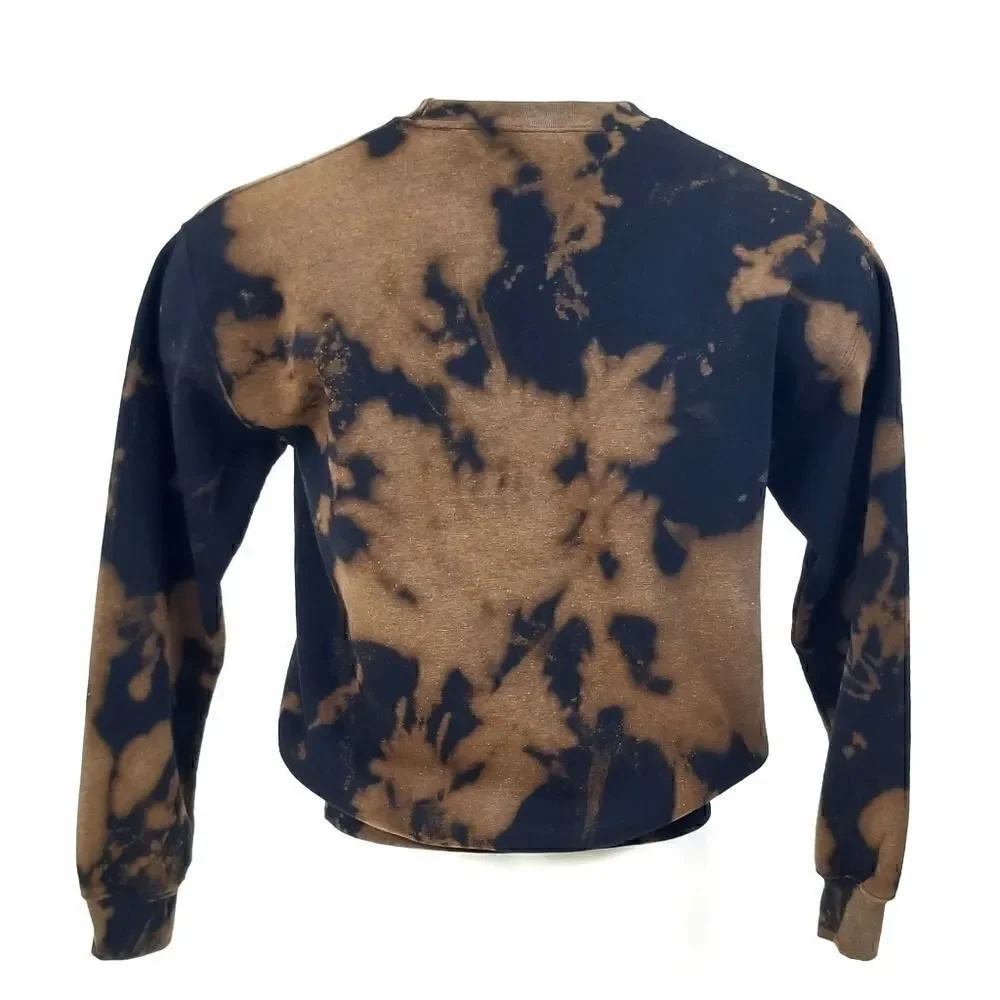 U2 80's 90's Rock Band Acid Wash Distressed Pullover Crewneck Sweatshirt Metal - Picture 2 of 3